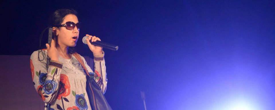 Sarita Lamichhane giving speech