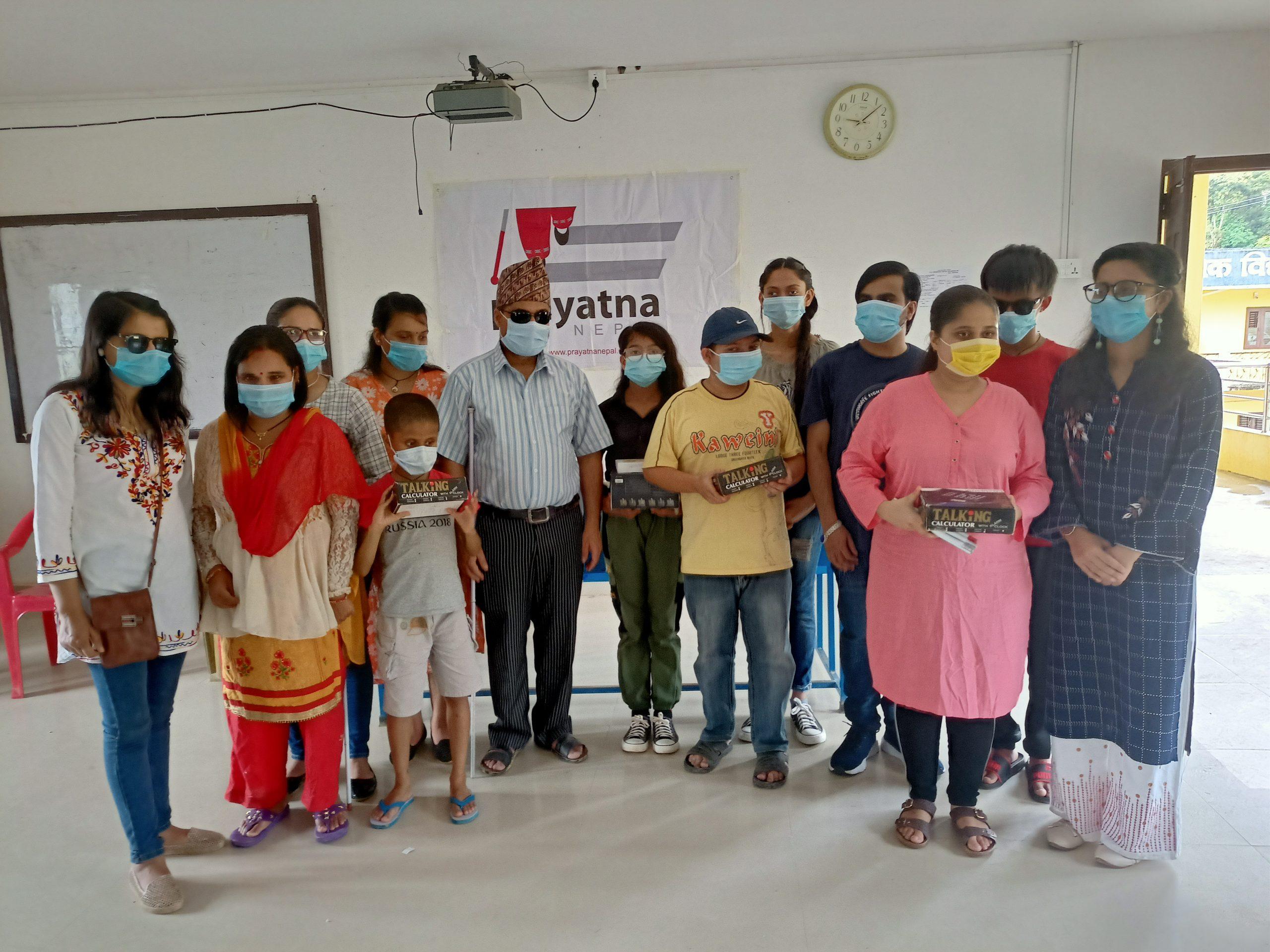 Prayatna Nepal team and participants