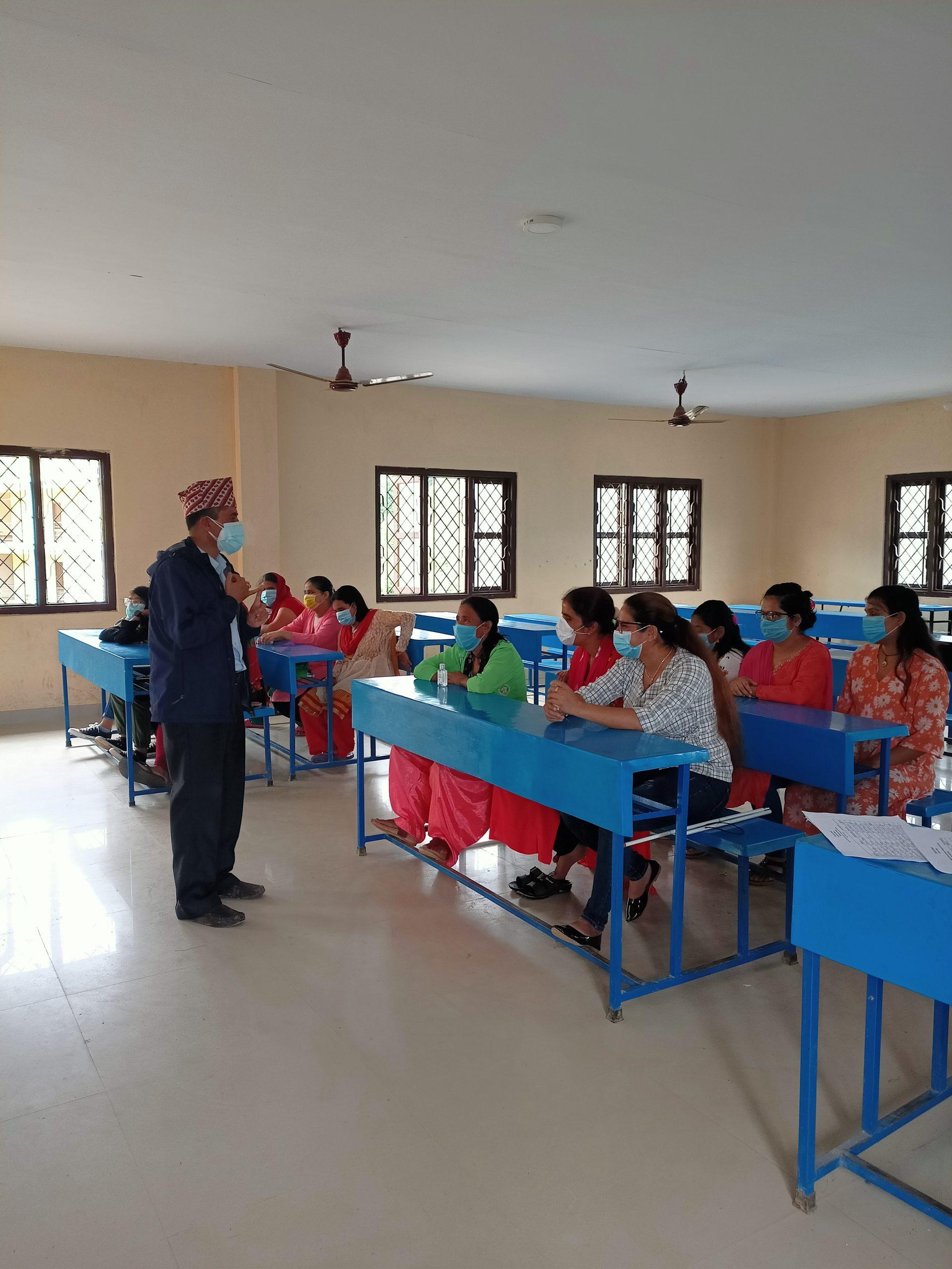 Menstrual Hygiene Management Workshop to Blind and Visually Impaired Women