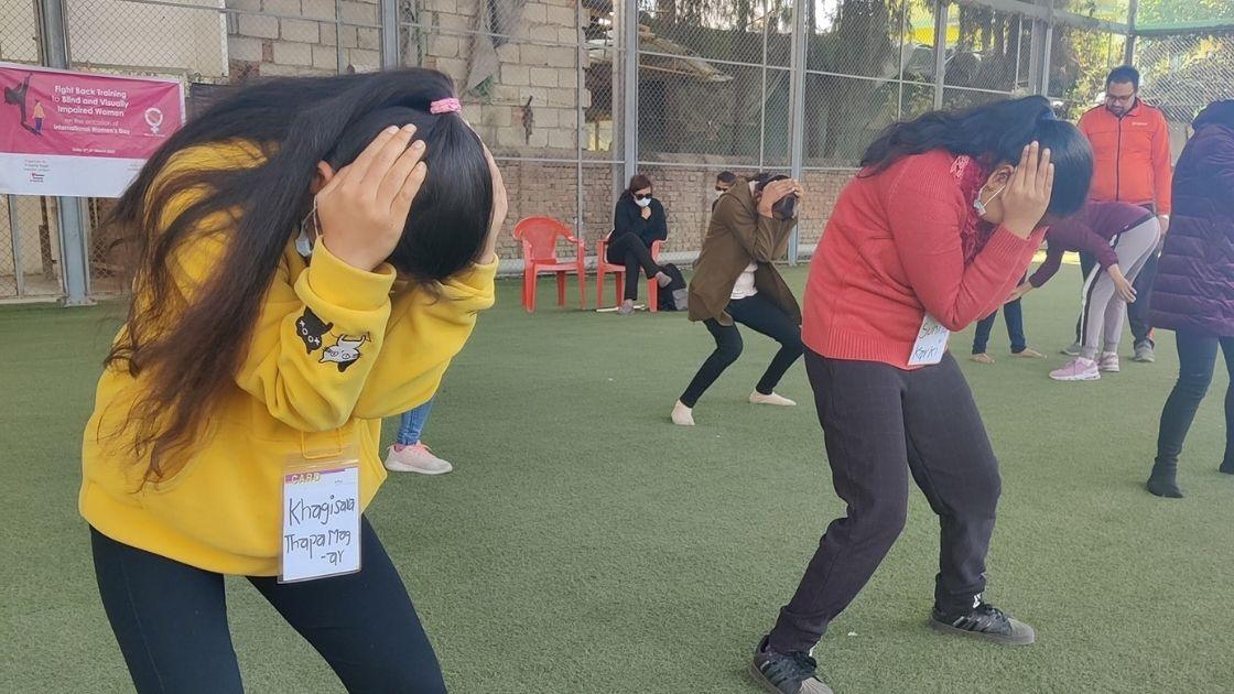 Fight Back Training to Visually Impaired Women