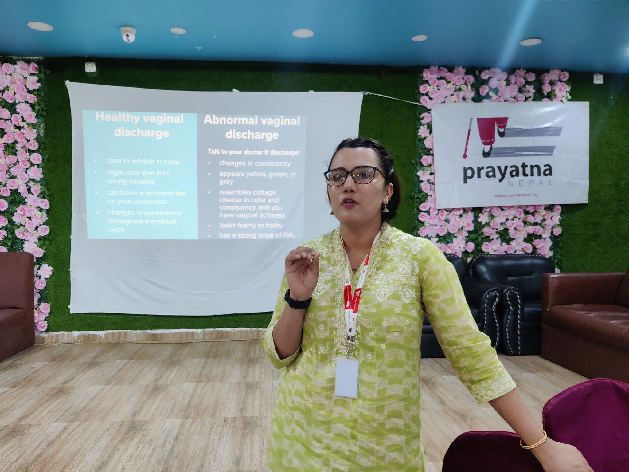 Menstruation Hygiene Management Workshop at Kusma-Parbat, Gokarneshwor and Sinduli