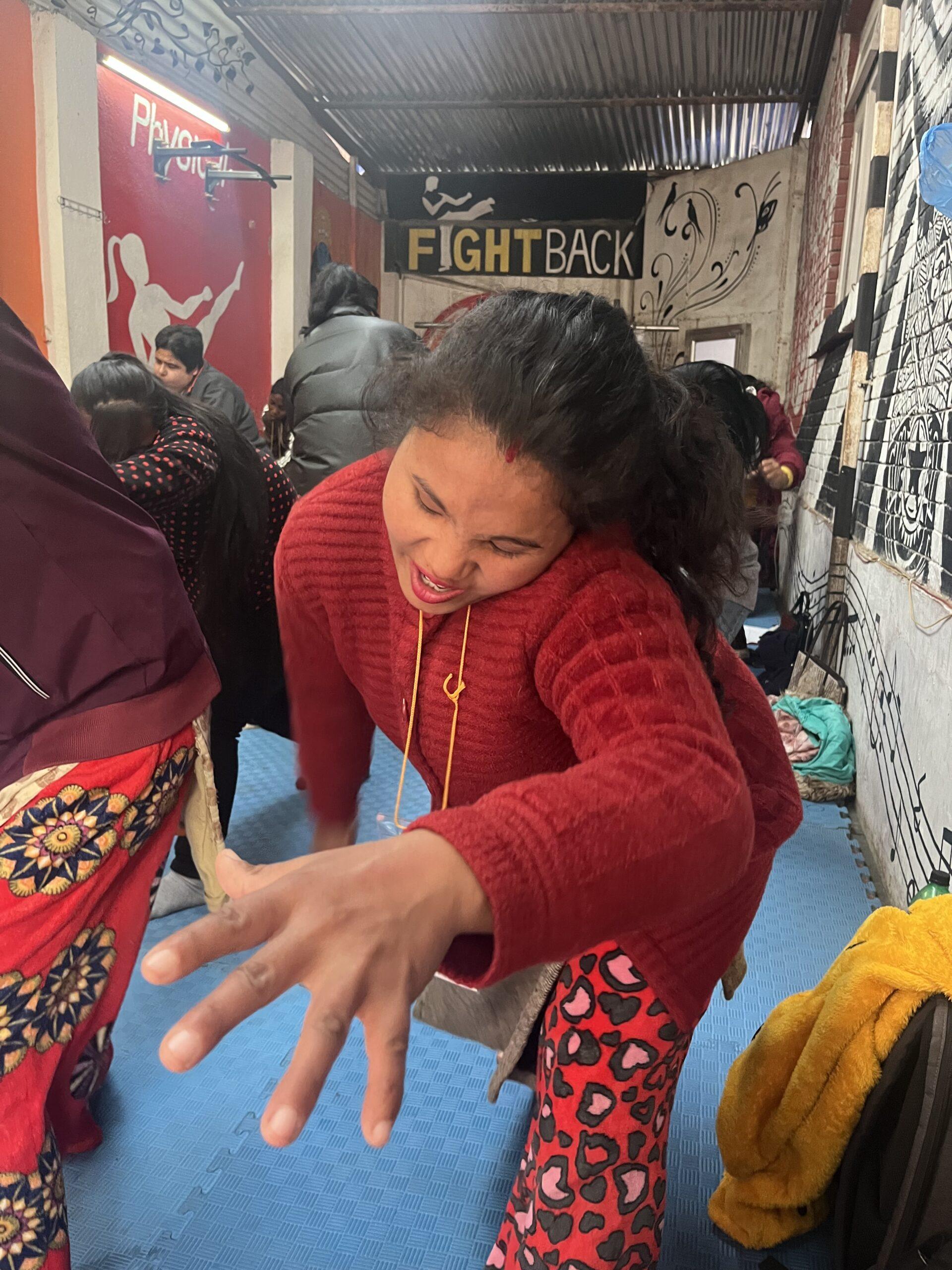 Refresher Fight back training for blind and visuallly impaired women/girls