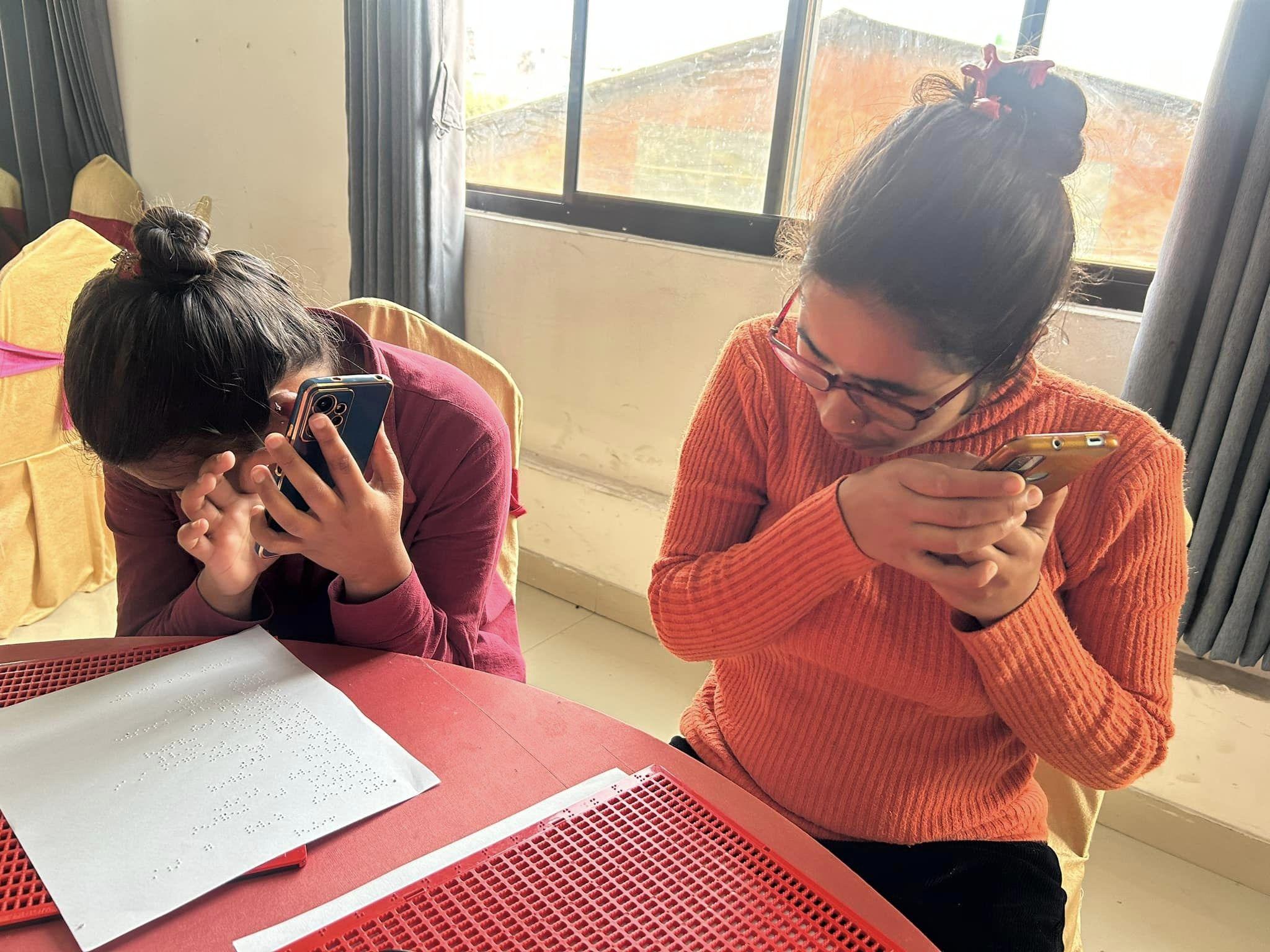 End User Orientation on digital accessibility for visually impaired girls and women